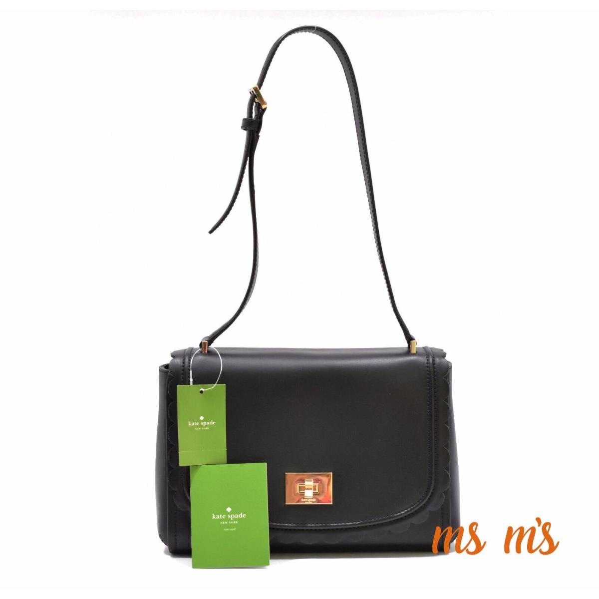 Kate Spade Black Leather Shoulder Bag