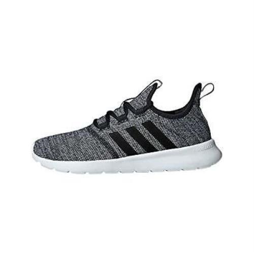 Adidas Women`s Cloudfoam Pure 2.0 Running Shoes Black/black/white 6.5 - Black/Black/White