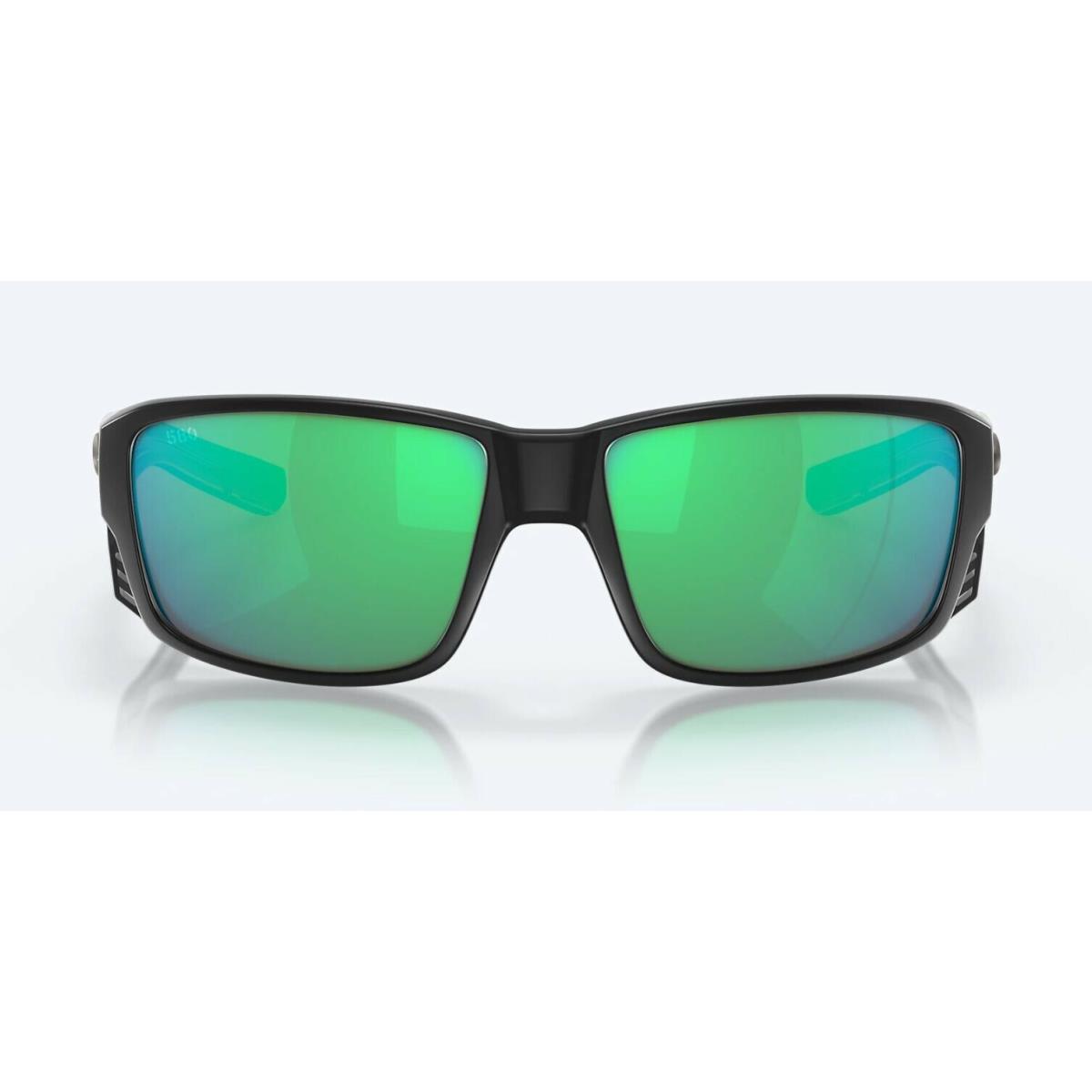 Costa Del Mar Tuna Alley Pro Matte Black / Green Mirror Polarized Glass 580G