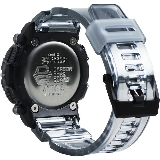 G-shock Analog-digital Limited Edition Black Transparent Mens Watch GA2200SKL-8A