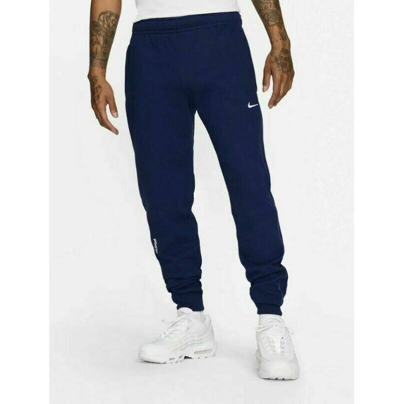 Nike Drake Nocta Cardinal Stock Sweatpants Navy Blue Mens Size Medium DA3935-492