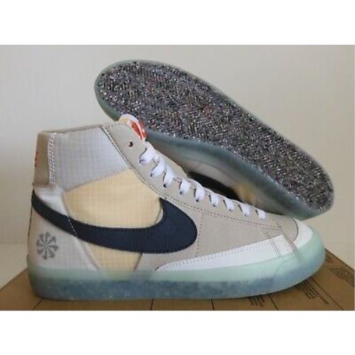 nike blazer brown blue