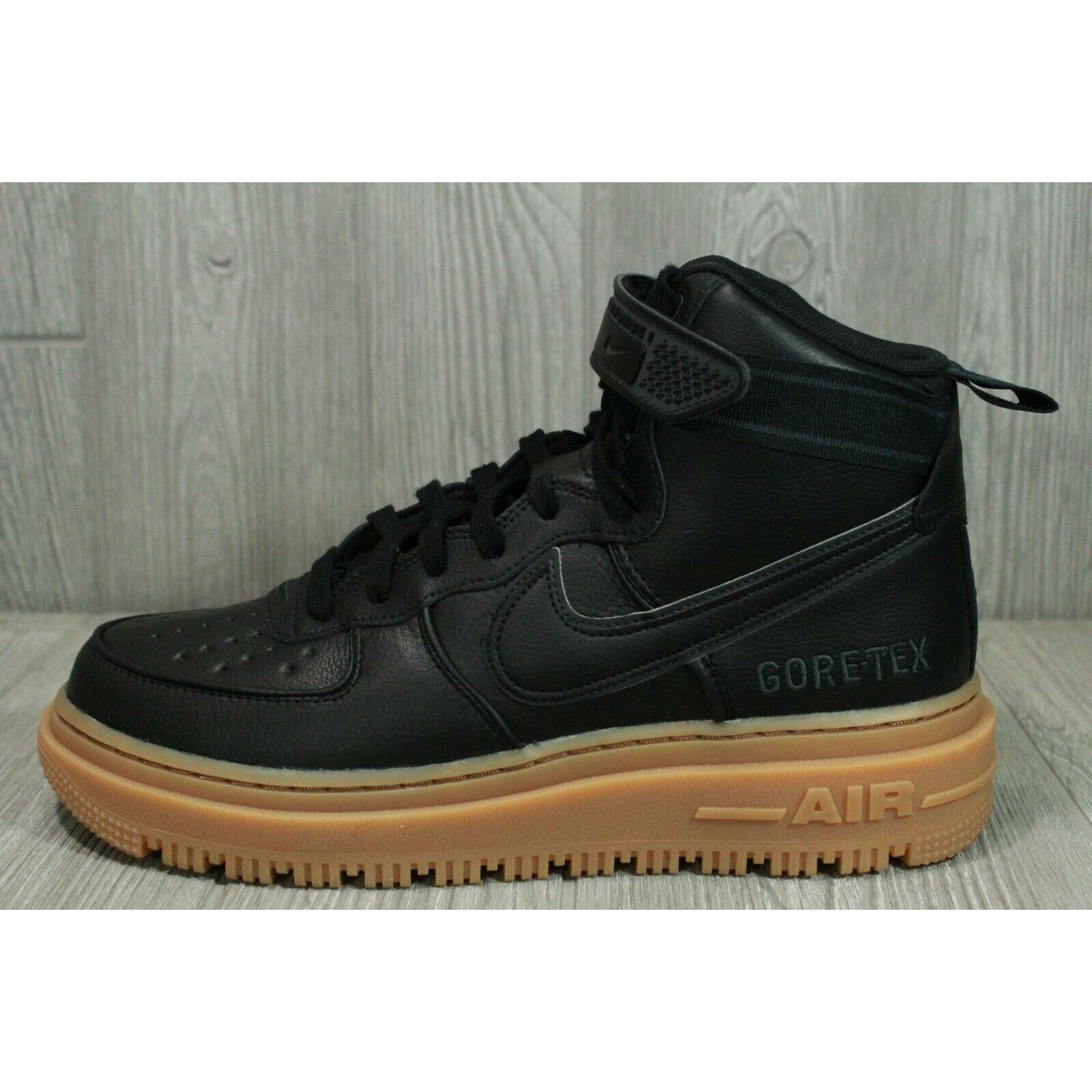 Nike Air Force 1 High Gtx Goretex Black Gum Boots Shoes CT2815-001 Mens 9.5