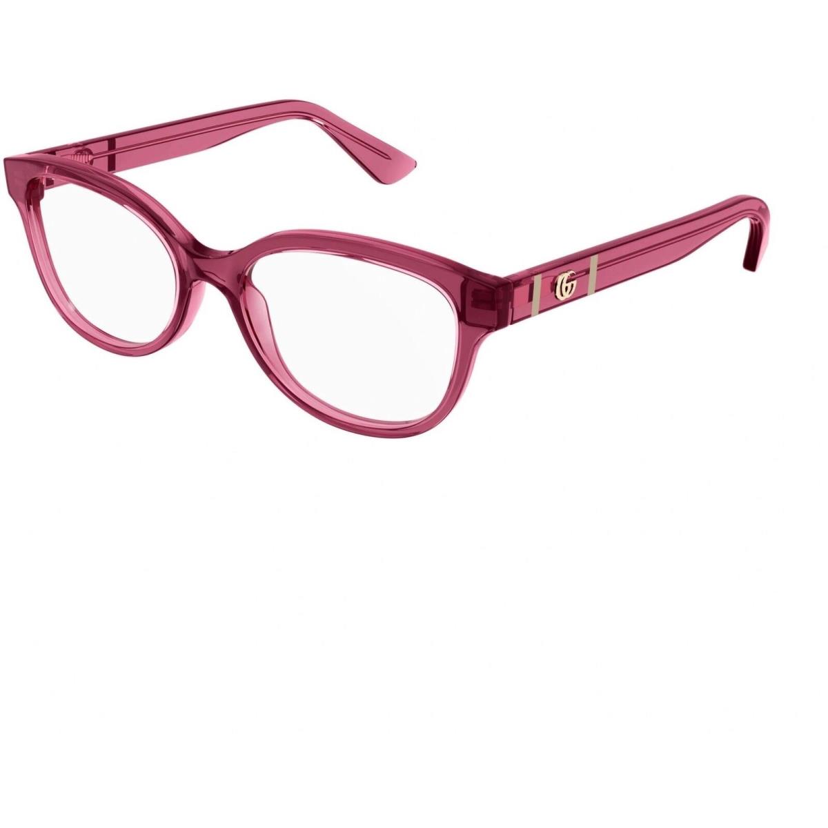 Gucci Women`s Eyeglasses Burgundy Acetate Cat Eye Frame Demo Lens GG1115O 002