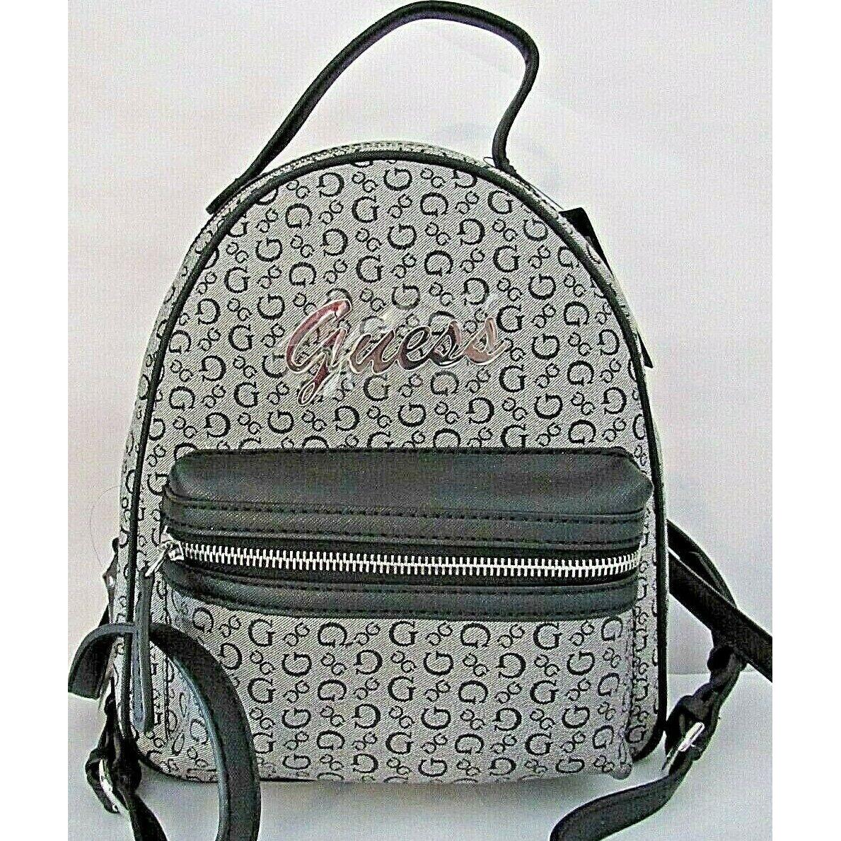 Hendry Guess Backpack Hand/shoulder Bag in Black Free US Shipping