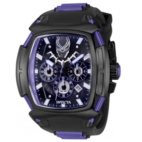 Invicta Marvel Black Panther Men`s 53mm Limited Edition Chronograph Watch 37612