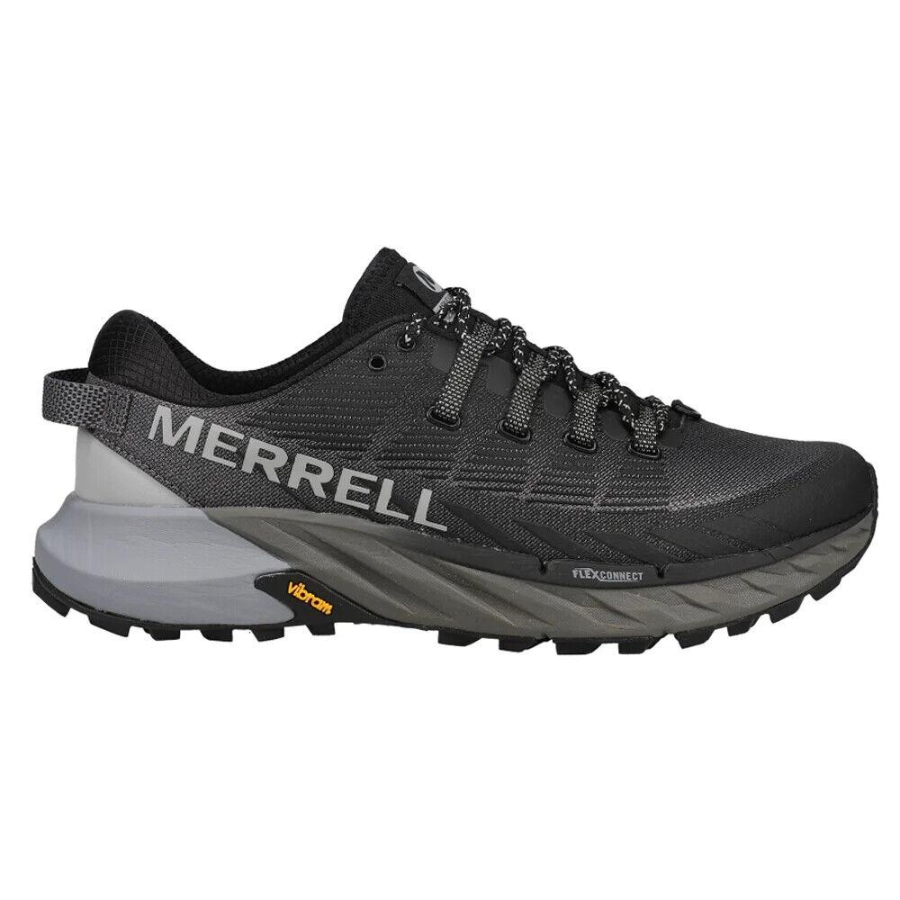 Merrell Agility Peak 4 Black Trail Running Shoes Men`s Sizes 8-13