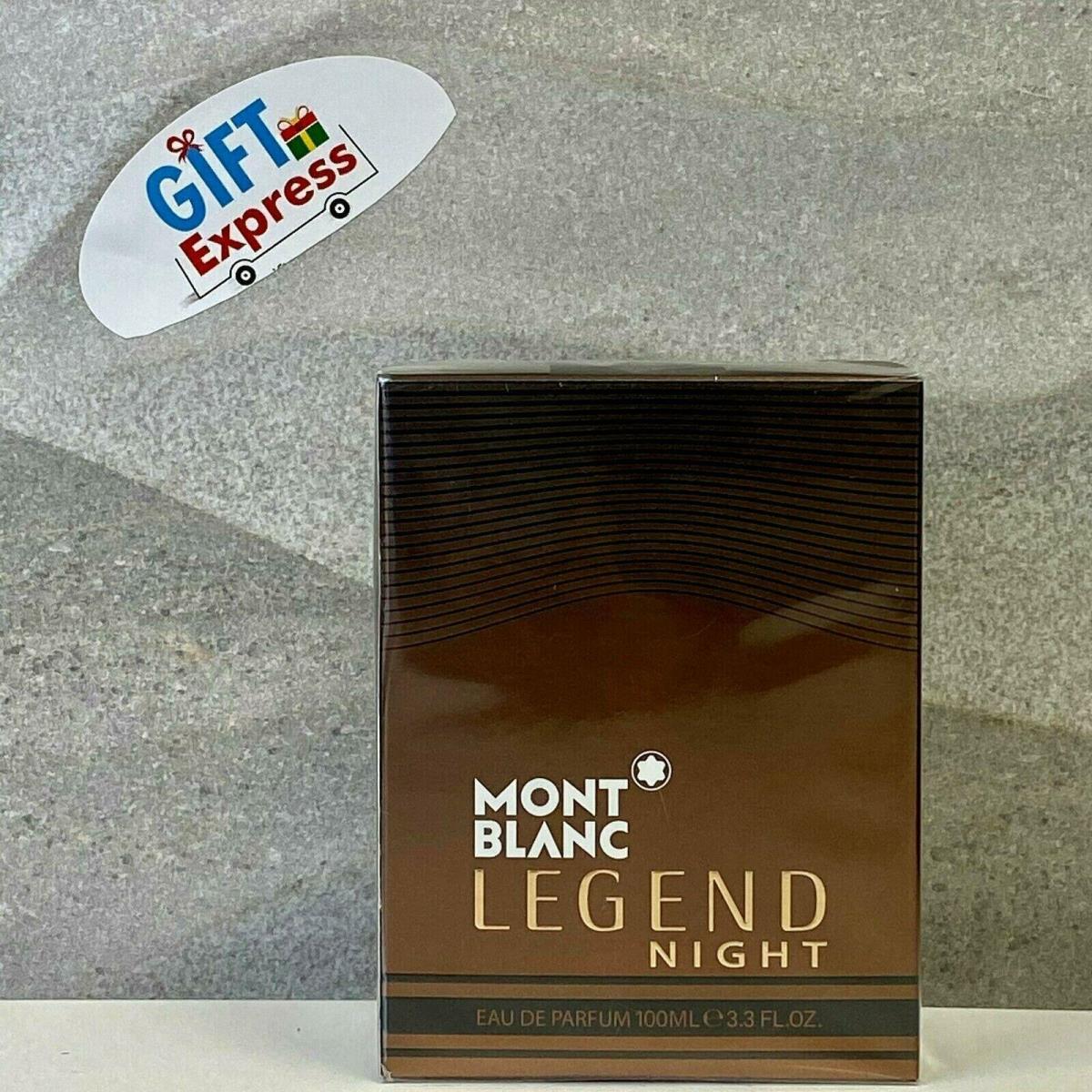 Montblanc Mont Blanc Legend Night Perfume Men 3.4 Oz/ 100 ml Edp