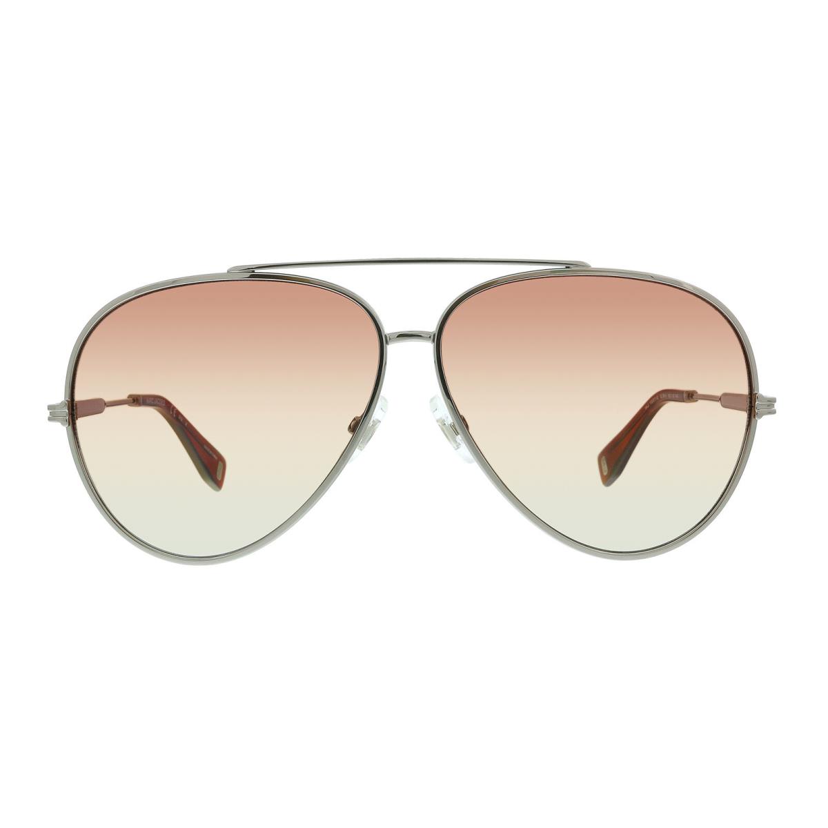 Marc Jacobs MJ 1007/S HA 06LB Ruthenium Aviator Sunglasses - Frame: , Lens: Brown Gradient