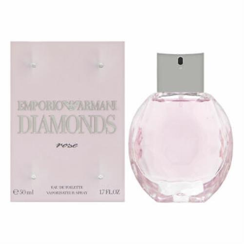 Emporio Armani Diamonds Rose by Giorgio Armani For Women 1.7 oz Edt Spray