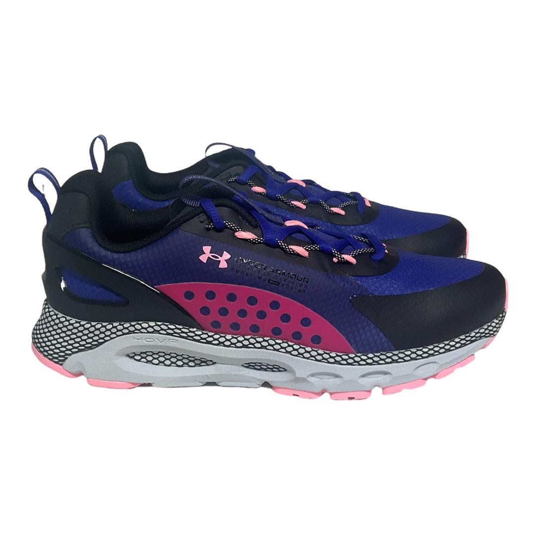 Under Armour Men`s Hovr Infinite Summit 2 Running Black Blue Shoe Size 7.5-13