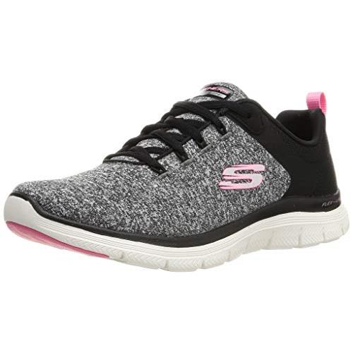 Skechers Women`s Flex Appeal 4.0 Sneaker - Choose Sz/col Bkpk=black Pink