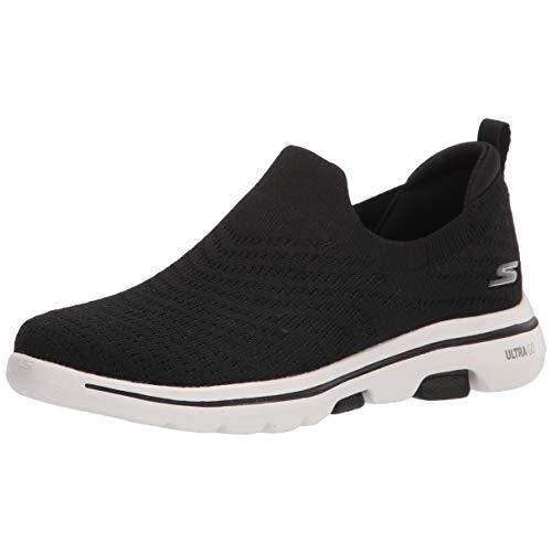 Skechers Women`s Go Walk 5-Coastal View Sneaker - Choose Sz/col Black/White