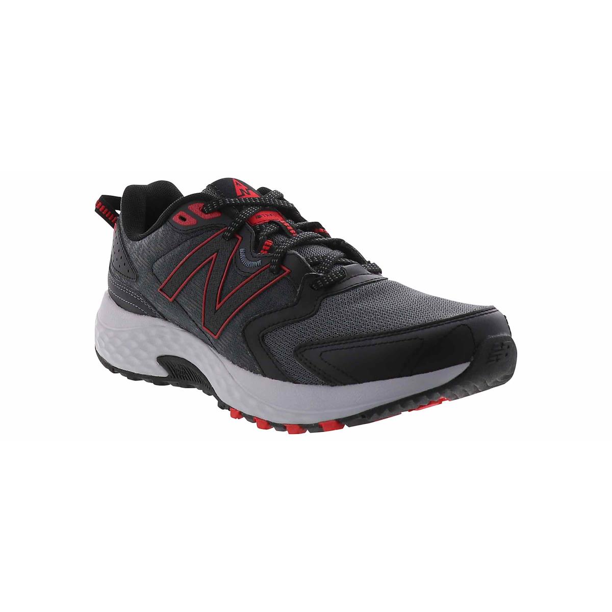 Balance MT410 4E Wide-width Trail Runnin Shoe Black Black