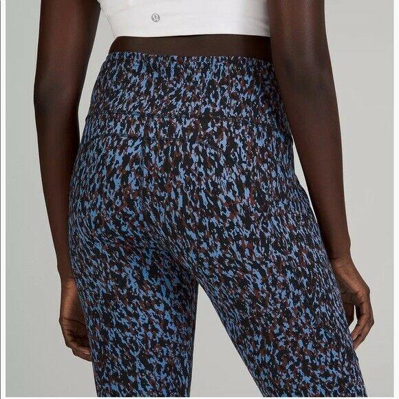 blue camo lululemon leggings