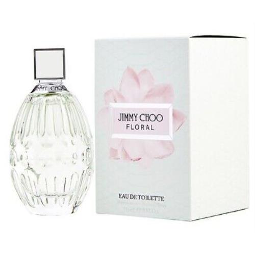 Floral Jimmy Choo 3.0 oz / 90 ml Eau De Toilette Edt Women Perfume Spray