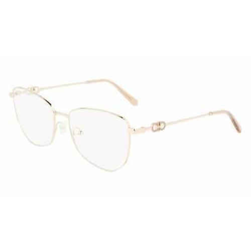 Salvatore Ferragamo SF2214-710-55 Gold Eyeglasses