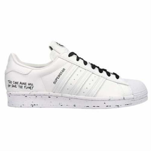 Adidas FW2293 Mens Superstar Sneakers Shoes Casual - White