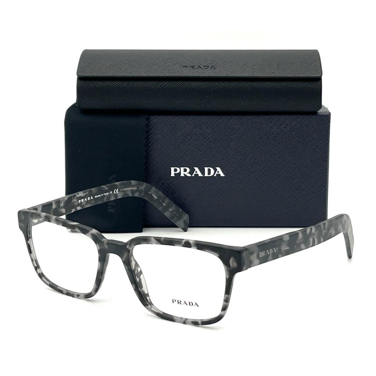 Prada VPR15W VH3-1O1 Spotted Gray Havana / Demo Lens 53mm Eyeglasses - Spotted Gray Havana Frame