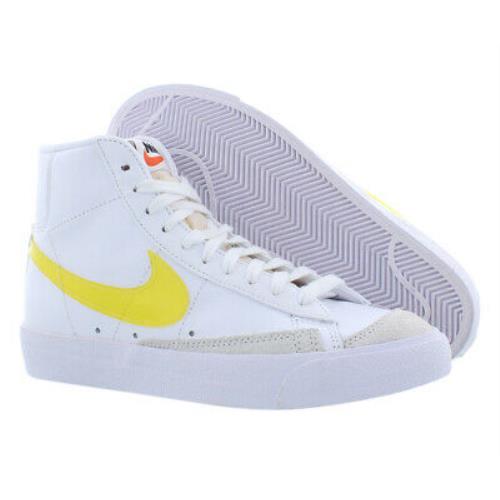 Nike Blazer Mid 77 Ess Womens Shoes - White/Yellow , White Main