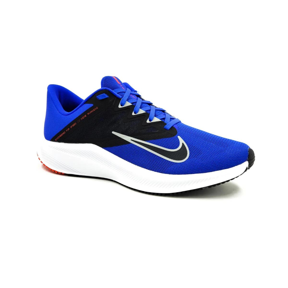 nike quest blue running shoes