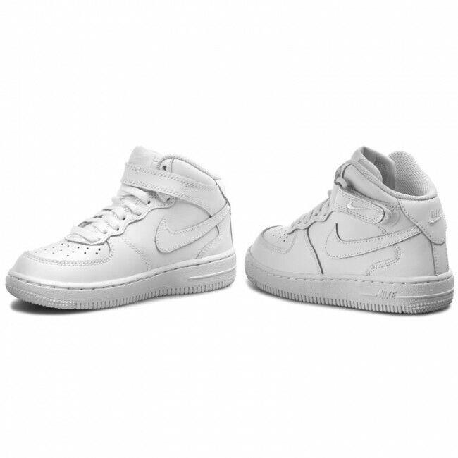 invoegen Geval concept Nike Air Force 1 Mid PS 314196-113 Kids Triple White Leather Basketball  Shoes G1 | 883212701015 - Nike shoes - Triple White | SporTipTop