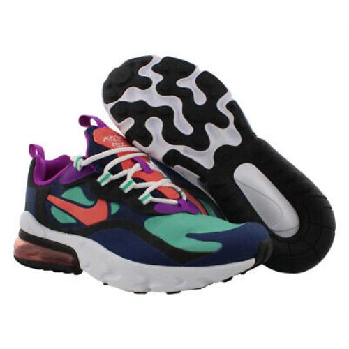 Nike Air Max 270 React Girls Shoes - Blue Void/Magic Ember/Black/Pink/Purple , Multi-Colored Main