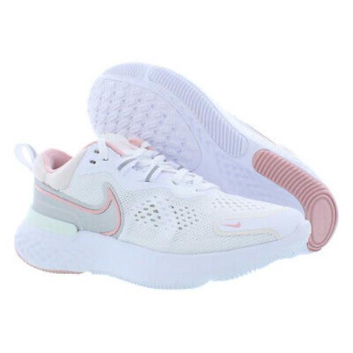 Nike React Miler 2 Womens Shoes - White/Pink , White Main