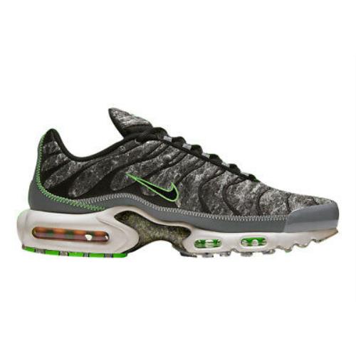 nike air max plus black electric green