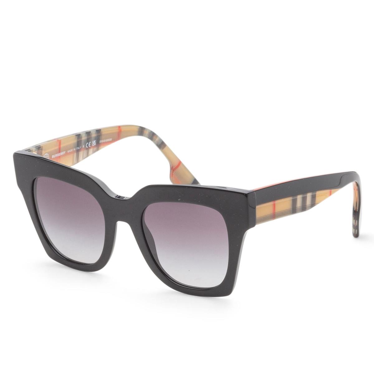 Burberry Women`s Kitty 49mm Black Sunglasses BE4364-39428G-49