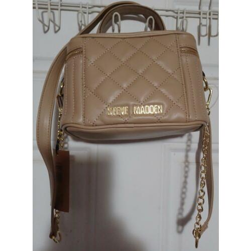 Steve Madden Babby - S Crossbody/shoulder Satchel Sand Quilted Purse