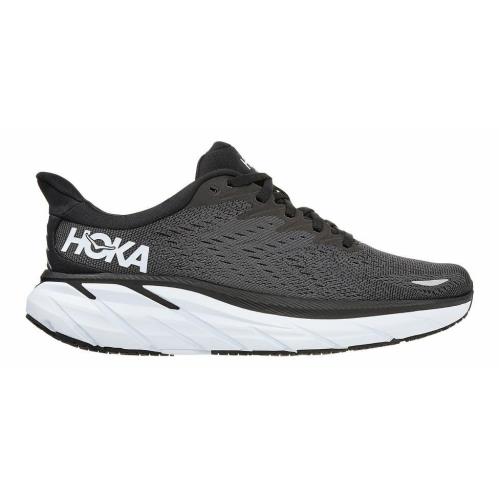 Hoka One One Clifton 8 Women`s Running Shoes All Colors Sizes 6-11 Black / White