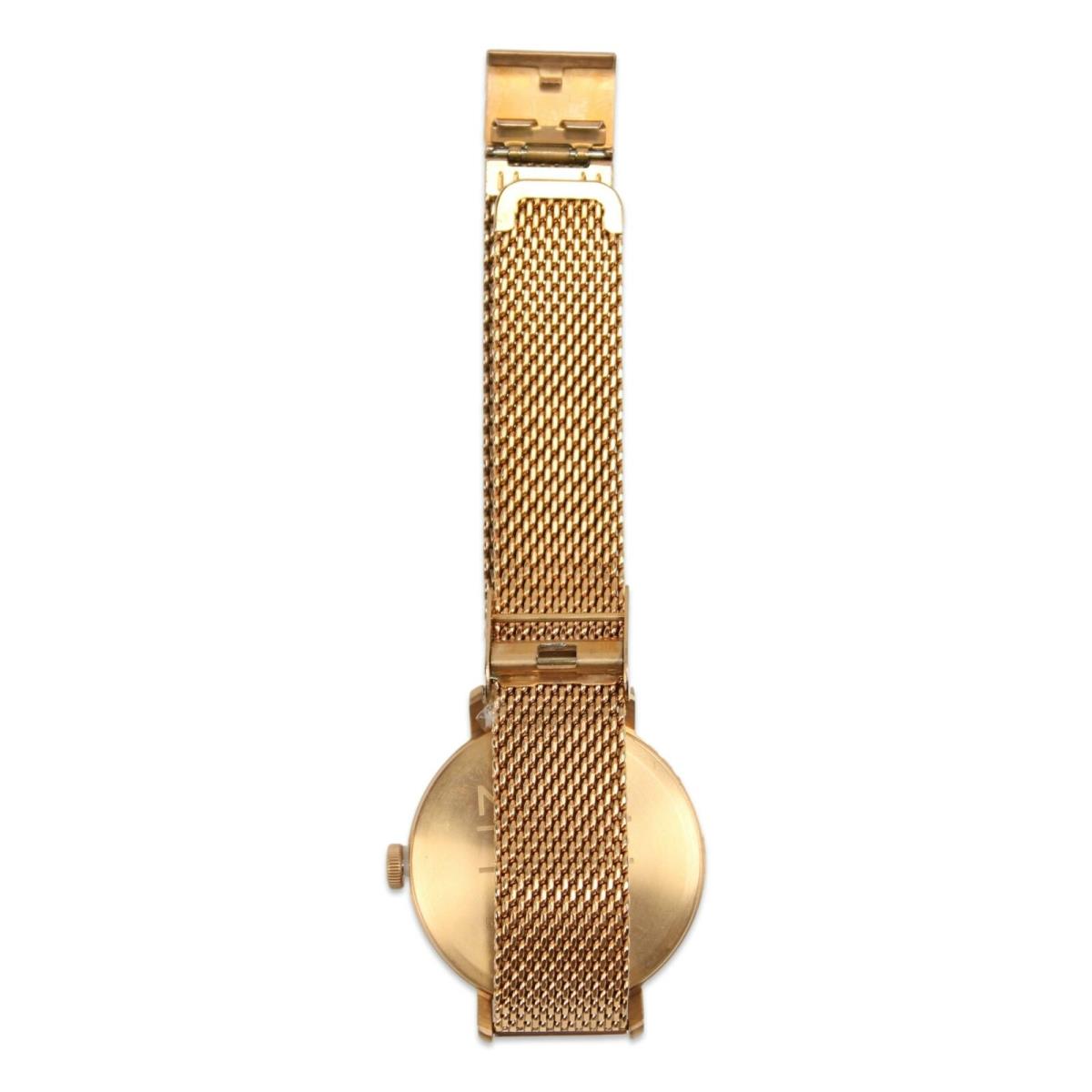 Nixon Womens The Clutch Stainless Steel Watch Gold Gunmetal One Size