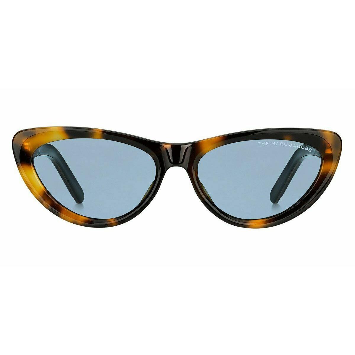 Marc Jacobs Sunglasses - Marc 457 S 0581 - Havana Brown / Blue 55-17-140