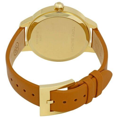 Tory Burch watch Collins - White Dial, Brown Band, Brown Bezel 1