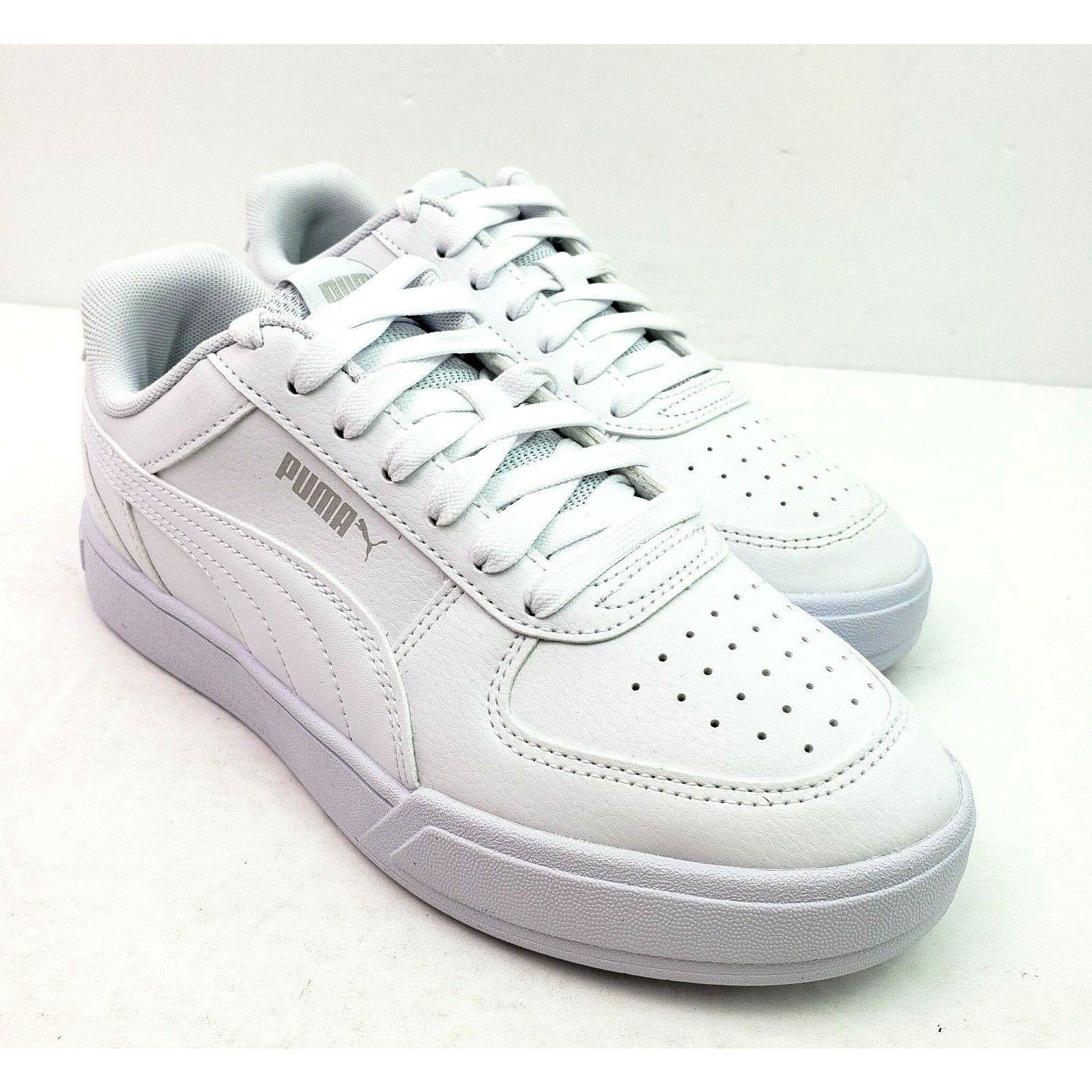 Puma Caven Jr Size 5Y Womens Sz 6.5 White Low Casual Sneaker Shoes 382056-01