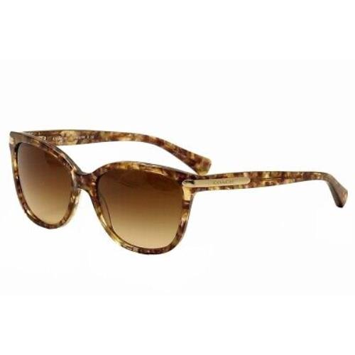 Coach HC8132 HC/8132 5287/13 Confetti Light Brown Fashion Sunglasses 57mm