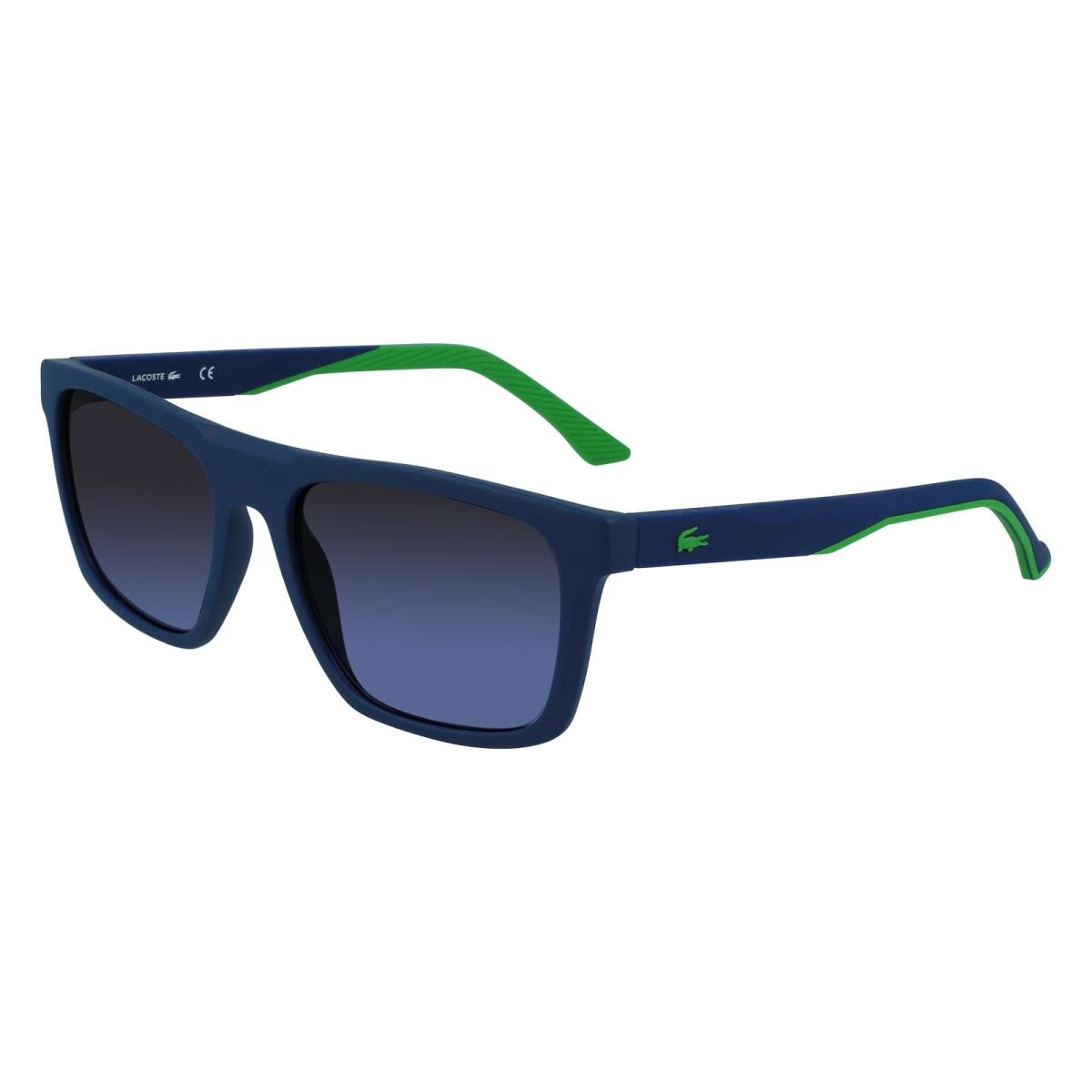 Lacoste L 957 L957 S Matte Blue 401 Sunglasses