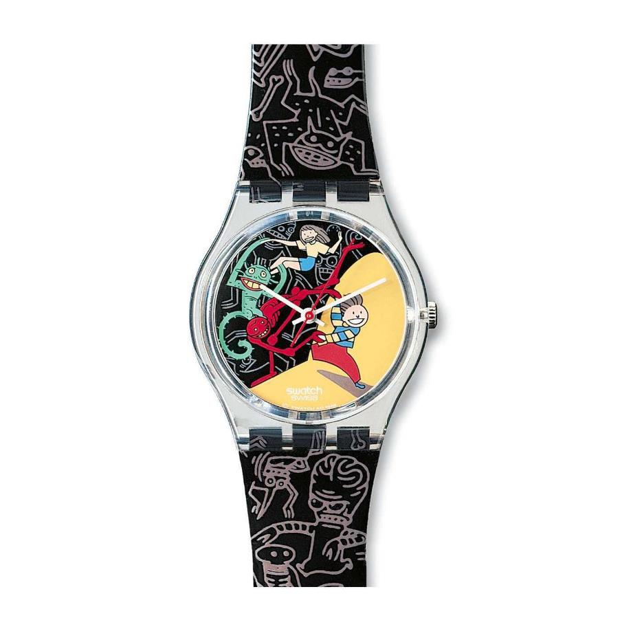 Mint 1997 Swatch Artists Jungle Tangle GK235 Watch Design by F. Capdvila Vintage