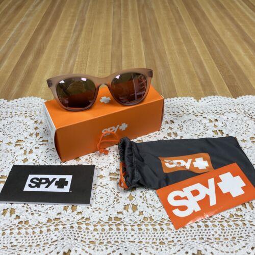 Spy Optics Sunglasses Boundless Matte Translucent Rose Bronze Rose Sunglasses