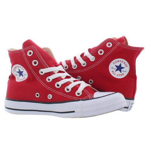 red hi top converse size 5