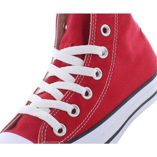 red hi top converse size 5