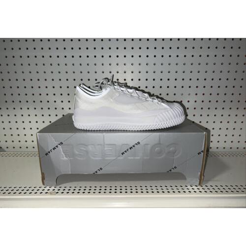 Converse Slam Jam x Bosey MC Low Triple White Mens Athletic Shoes Size 9 171224C