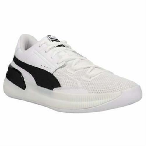 puma clyde shoes white