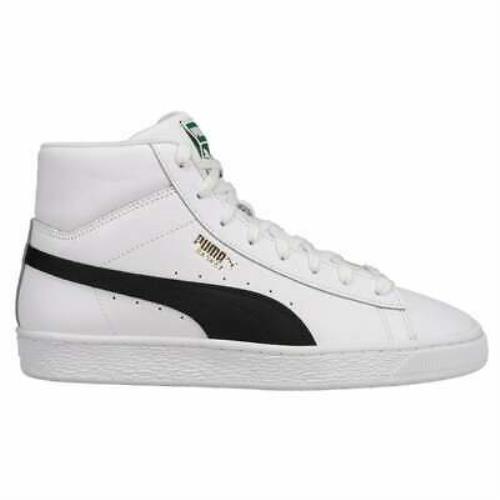 Puma Basket Xxi High Mens Sneakers Shoes Casual - White - Size 7 M