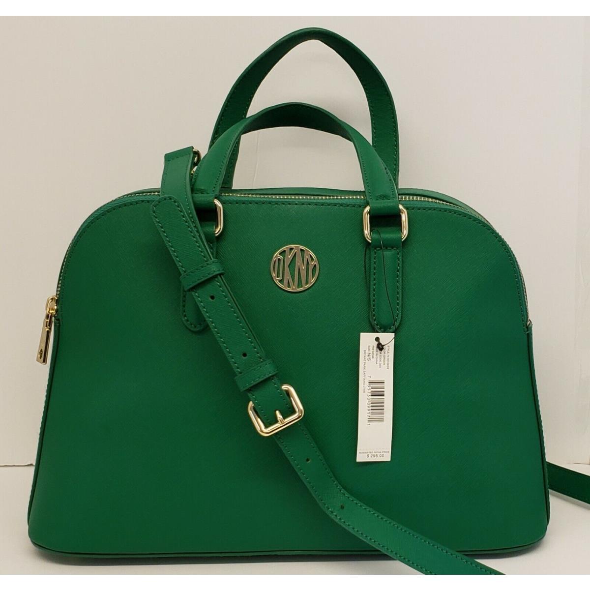 DKNY kelly green leather tote | Outfit accessories, Fashion, Leather tote