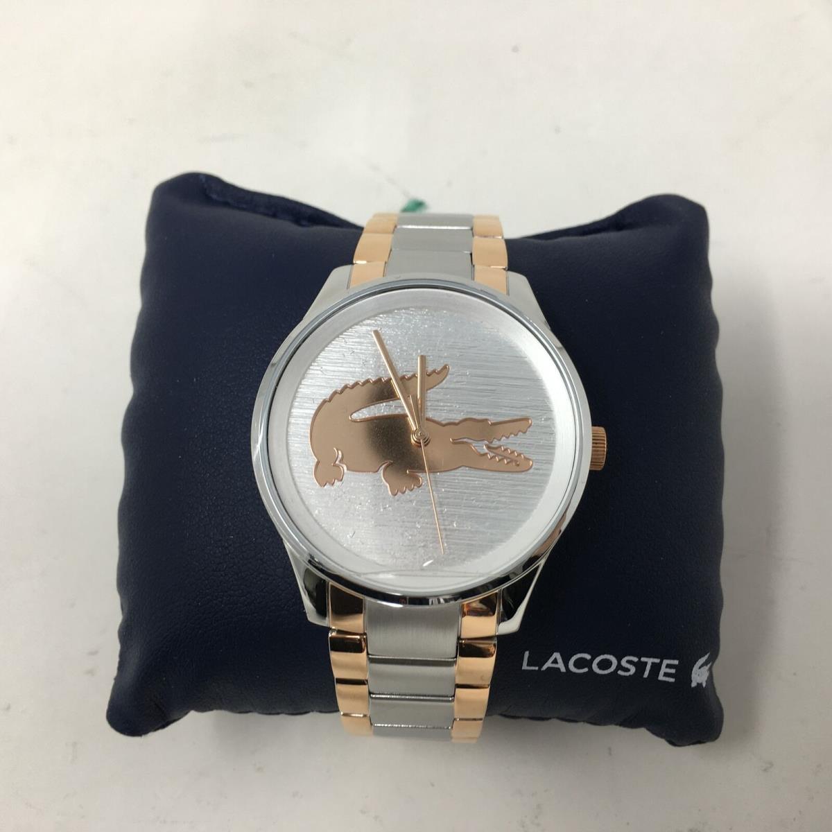 Women`s Lacoste Victoria 2001033 Wristwatch Size 38MM - Silver/gold