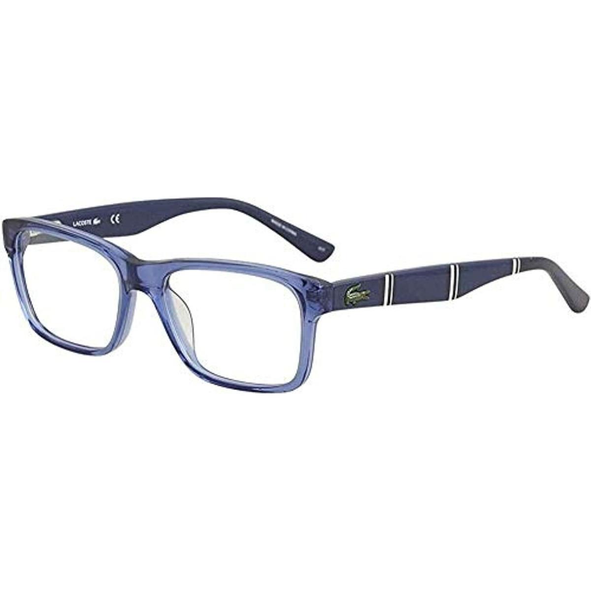 Youth Lacoste L 3612 414 Medium Blue Eyeglasses 49mm with Lacoste Case