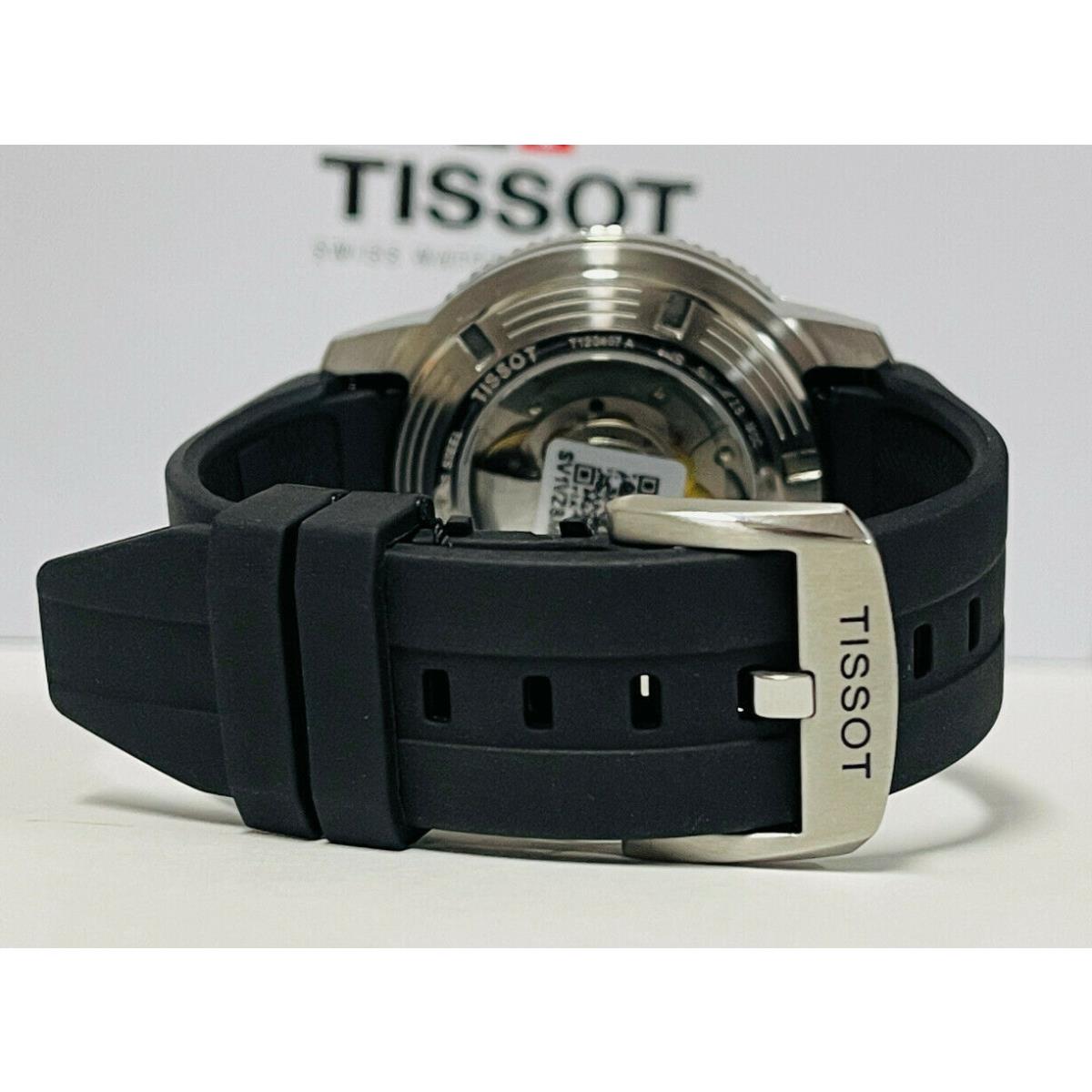 Tissot watch Seastar - Blue Dial, Black Band, Black Bezel 1