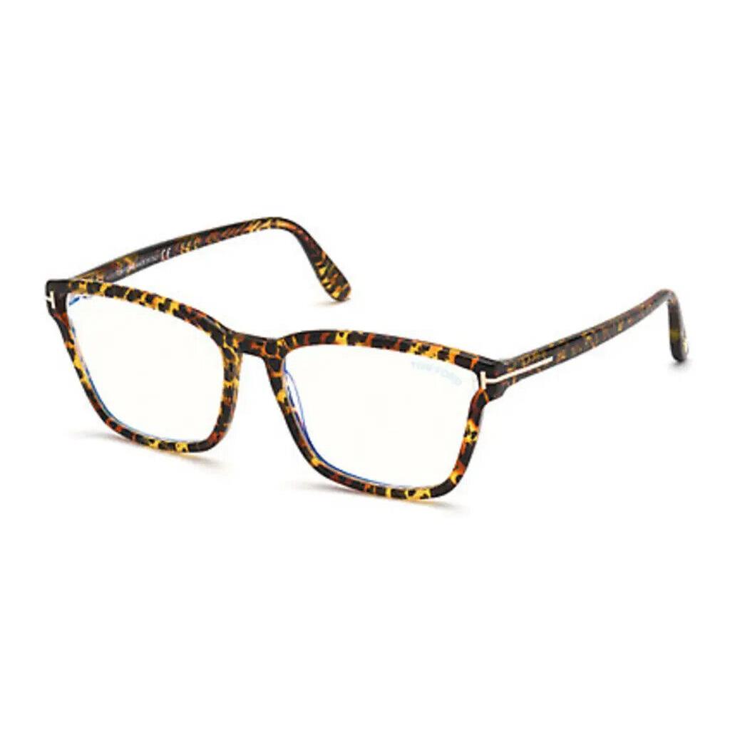 Tom Ford TF 5707 B 056 Havana Frame Eyeglasses 55mm